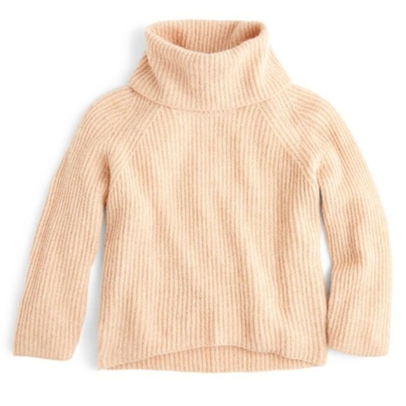 J.CREW POINT SUR Ribbed Mohair Blend Turtleneck M - Picture 1 of 7
